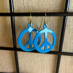 PEACE SIGN EARRINGS